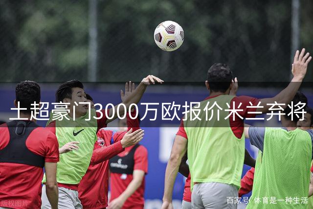 土超豪门3000万欧报价米兰弃将 薪资分歧成转会最大障碍
